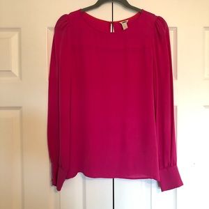 J. Crew Thalia Blouse in Pink